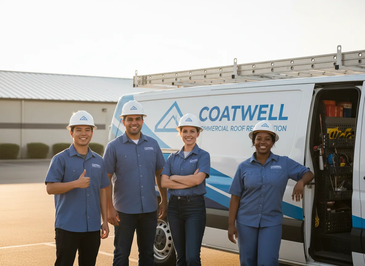 Commercial roof coating company in Quinton, AL